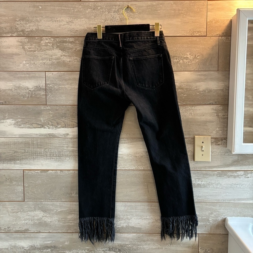 3x1 NYC Frayed Hem Relaxed Jeans - Picture 8 of 11